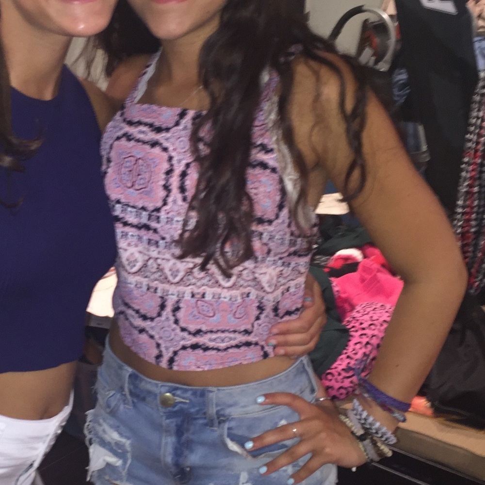 Paisley Crop Top